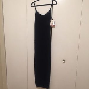 Black  Long Beaded Dress